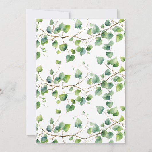 Boho Arch Ivy, White Graduation発表 シーズンカード (裏面)