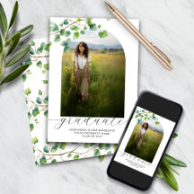 Boho Arch Ivy, White Graduation発表