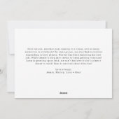 Boho Arch Joy In All Things Five Photo シーズンカード (裏面)