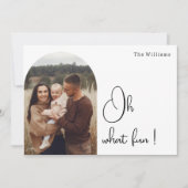 Boho Arch Ohモダン何おもしろい2枚 シーズンカード (正面)