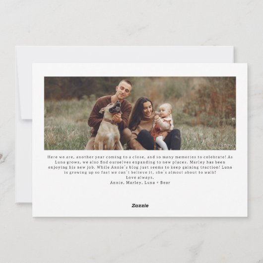 Boho Arch Ohモダン何おもしろい2枚 シーズンカード (裏面)