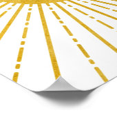 Boho Artポスター、Boho Wall Art、Sun Wall Art ポスター (角)