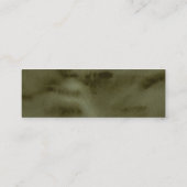 Boho Autumnフローラ結婚のWebサイトカード スキニー名刺 (裏面)