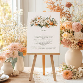 Boho Autumn Floral Arrangement menu メニュー