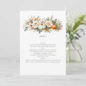 Boho Autumn Floral Arrangement menu メニュー (スタンド正面)