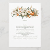 Boho Autumn Floral Arrangement menu メニュー (正面)