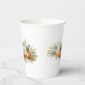 Boho Autumn Floral Arrangement Paper cup 紙コップ (左)