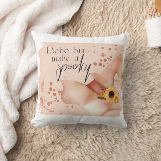 Boho Autumn Quote クッション (ブランケット)
