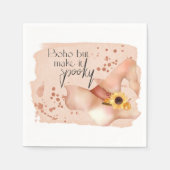 Boho Autumn Quote スタンダードカクテルナプキン (正面)