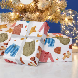 Boho Baby 生まれたばかりの Clothes赤ちゃんシャワー ラッピングペーパー