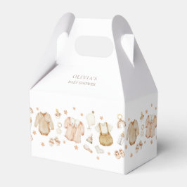 Boho Baby 素朴 Clothes赤ちゃんシャワー フェイバーボックス