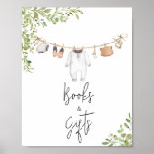 Boho Baby Clothes赤ちゃんシャワー本とギフト ポスター (正面)