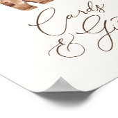 Boho Baby Clothes Boy Baby Showerカードとギフト ポスター (角)