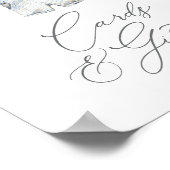 Boho Baby Clothes Boy Baby Showerカードとギフト ポスター (角)