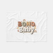 Boho Baby Fleece blanket フリースブランケット (正面(横))
