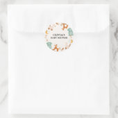 Boho Baby Girl Clothesベビシャワー ラウンドシール (バッグ)