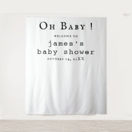 Boho Baby Showerの写真の背景 タペストリー