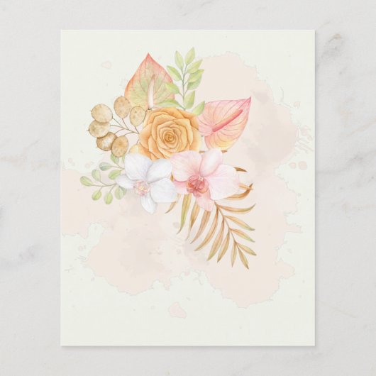 Boho Baby Shower質問ゲーム新しい母ユーモア (裏面)