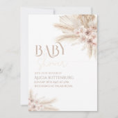 Boho Baby Shower Invitation 招待状 (正面)