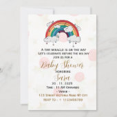 Boho Baby Shower Invitation Card 招待状 (正面)