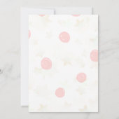 Boho Baby Shower Invitation Card 招待状 (裏面)