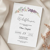 boho baby shower invitation floral baby shower  招待状