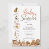 Boho Baby Shower Invitation IVF Journey 招待状 (正面)