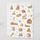 Boho Baby Shower Invitation IVF Journey 招待状 (裏面)