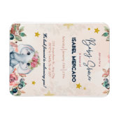 Boho Baby Shower Invitation – Modern & Stylish マグネット (横)