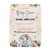 Boho Baby Shower Invitation – Modern & Stylish マグネット (縦)