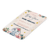 Boho Baby Shower Invitation – Modern & Stylish マグネット (左側)