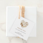 Boho Baby Shower Thank You フェイバータグ (インサイチュ)