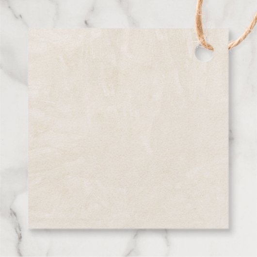 Boho Baby Shower Thank You フェイバータグ (裏面)