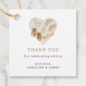 Boho Baby Shower Thank You フェイバータグ (正面)