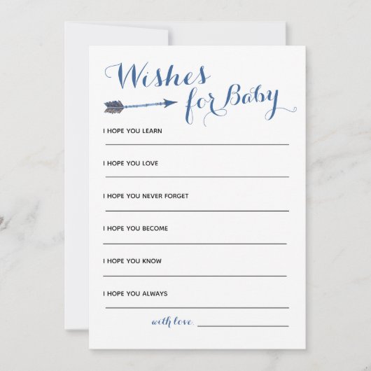 Boho Baby Showersベビー 招待状 (正面)