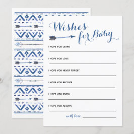 Boho Baby Showersベビー 招待状