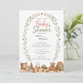 Boho Baby Toys Shower Invitation 招待状 (スタンド正面)