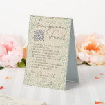 Boho Baby's Breath Flowers 素朴 Honeymoon Fund テーブルテントサイン<br><div class="desc">あなたの人生の次の章を始める甘いフローラのtouchであなたの特別な日を飾る！この素敵なテーブルサインエレガントは頼、お客さまがハネムーンで美しい思い出を作り出す際の貢献の方法である。繊細な水色の花と優雅な台本タイポグラフィは、どんな装飾にも楽しい魅力を結婚もたらす。</div>