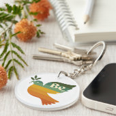 Boho Be Peace Retro Holiday Keychain キーホルダー (正面右)