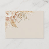 Boho Bearは何人の赤ちゃんシャワーのゲームを推測 名刺 (裏面)