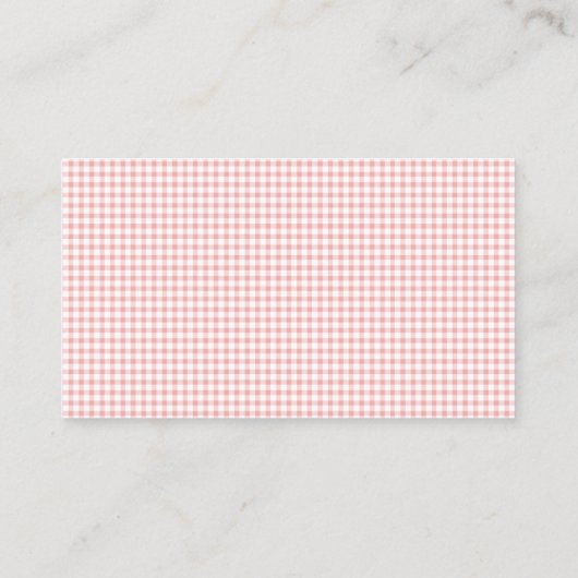 Boho Bear家族女の子ベビーシャワーおむつラッフル エンクロージャーカード (裏面)