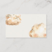 Boho Bear Air Balloon Baby Showerエンクロージャカード エンクロージャーカード (裏面)