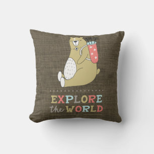 Boho Bear Kidsを探索する クッション