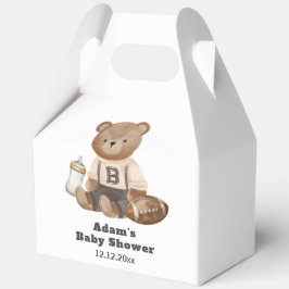 Boho Bearly Wait Football Sport Boy Baby Shower フェイバーボックス
