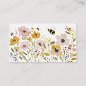 Boho Bee Baby Shower Books for Baby エンクロージャーカード (裏面)