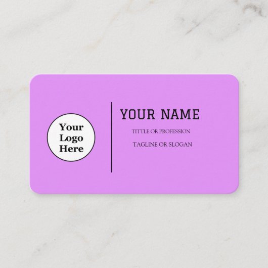 Boho Beige書道スクリプトQRコード 名刺 (正面)