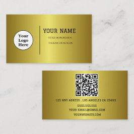 Boho Beige書道スクリプトQRコード 名刺