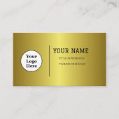 Boho Beige書道スクリプトQRコード 名刺 (正面)