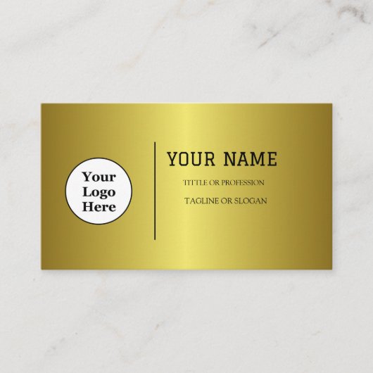 Boho Beige書道スクリプトQRコード 名刺 (正面)