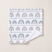 Boho Birthday Towels Rainbow Pastel for Kids バスタオルセット (ウォッシュタオル)